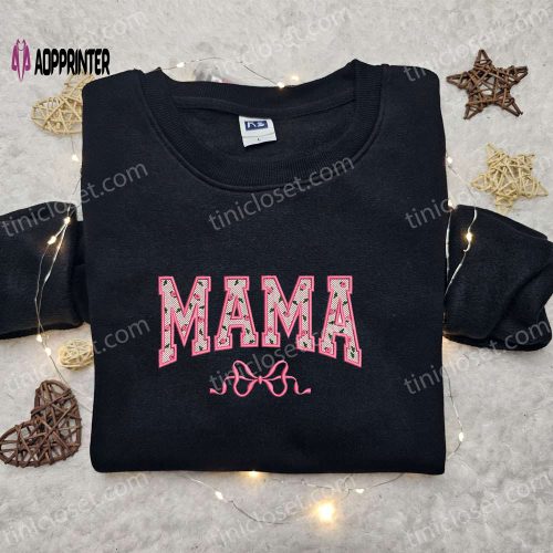 Sports Embroidered Shirt: Perfect Basketball Mom Gift for Mother s Day