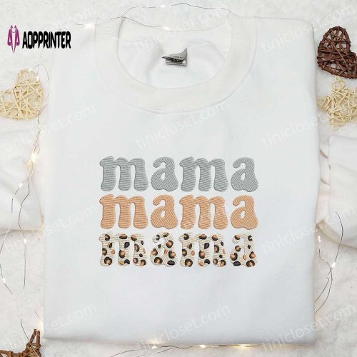 Mama Mouse Kanga Year Embroidered Shirt & Disney Characters Hoodie: Perfect Mother’s Day Gift