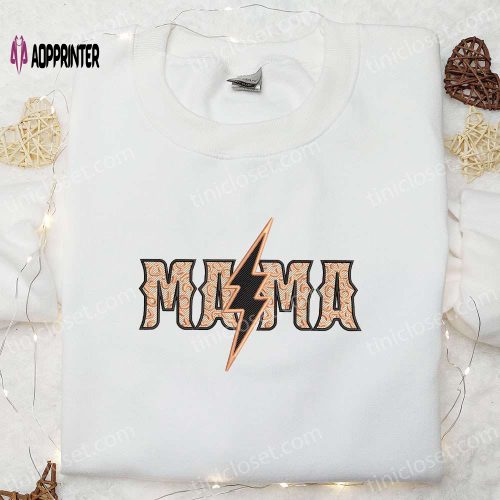 Perfect Mother s Day Gift: Mama Tour Embroidered Shirt & Hoodie