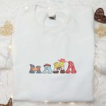 Mama Toy Story Embroidered Shirt Disney Cartoon Hoodie & Mother’s Day T-Shirt