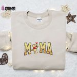 Mama Winnie The Pooh Embroidered Shirt & Hoodie: Perfect Mother’s Day Gift for Mom