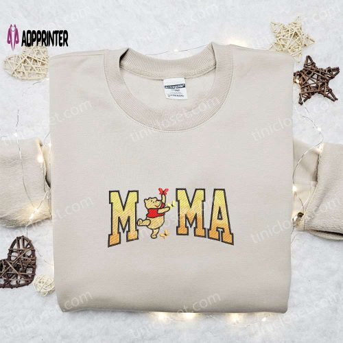 Mama Toy Story Embroidered Shirt Disney Cartoon Hoodie & Mother’s Day T-Shirt