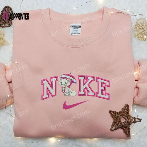 Stylish Heart Face x Nike Embroidered Shirt – Perfect Valentine s Gift Customizable Nike Shirt