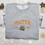 Disney Pixar Cars Xmas Embroidered Shirt Hoodie & Sweatshirt – Mater Est 1951 Collection