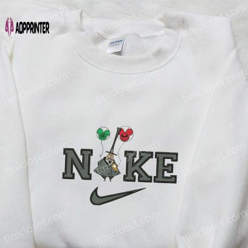 Smurfette x Nike Embroidered Shirt & Disney Hoodie Nike Inspired Sweatshirt