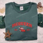 McQueen Est 1977 Xmas Embroidered Shirt & Disney Cars Hoodie – Best Christmas Gift Ideas