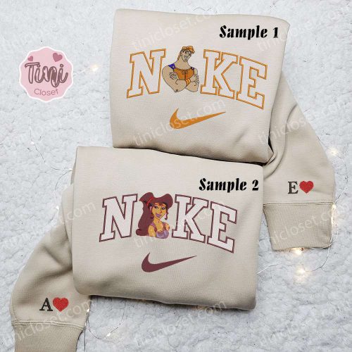 Nike Megara & Hercules Couple Shirt Cartoon Hoodie Valentine s Sweatshirt