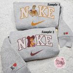 Nike Megara & Hercules Couple Shirt Cartoon Hoodie Valentine s Sweatshirt