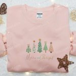 Merry And Bright Christmas Trees Shirt & Hoodie: Best Family Christmas Gifts