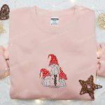 Merry Catmas Gnomes Embroidered Shirt & Cute Hoodie: Best Christmas Gifts for Family