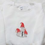 Merry Catmas Gnomes Embroidered Shirt & Cute Hoodie: Best Christmas Gifts for Family