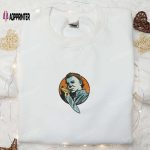 Michael Myers & Horror Movie Characters Embroidered Shirt: Spooky Style!