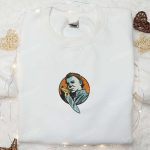 Michael Myers & Horror Movie Characters Embroidered Shirt: Spooky Style!