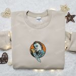 Michael Myers & Horror Movie Characters Embroidered Shirt: Spooky Style!