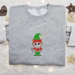 Spooktacular Michael Myers Elf Embroidered Shirt Halloween Hoodie & Christmas Sweatshirt