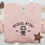 Michael Myers Est 1978 Embroidered Shirt – Horror Movie Characters Spooky Tee