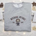 Michael Myers Est 1978 Embroidered Shirt – Horror Movie Characters Spooky Tee