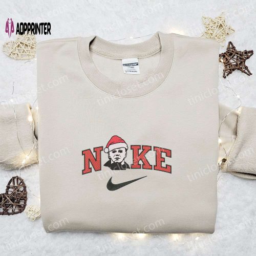 Mew Xmas x Nike Embroidered Sweatshirt – Festive Merry Christmas Shirt for Best Gift Ideas