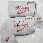 Mickey & Minnie Disneyland Couples Shirts: Embroidered Magic for Disney Lovers!