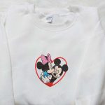 Disney Mickey & Minnie Kissing Heart Frame Shirt & Hoodie: Perfect Valentine s Gift