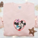 Disney Mickey & Minnie Kissing Heart Frame Shirt & Hoodie: Perfect Valentine s Gift