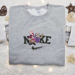 Mickey & Minnie Masquerade x Nike Embroidered Sweatshirt: Spooky Halloween Shirt for Best Gift Ideas