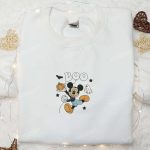 Disney Halloween Embroidered Sweatshirt – Spooky Mickey Boo Design Best Gift Idea