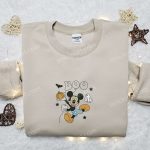 Disney Halloween Embroidered Sweatshirt – Spooky Mickey Boo Design Best Gift Idea