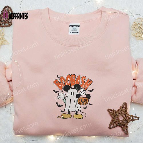 Winnie The Pooh & Piglet Halloween Embroidered Sweatshirt: Disney Cartoon Hoodie & Shirt