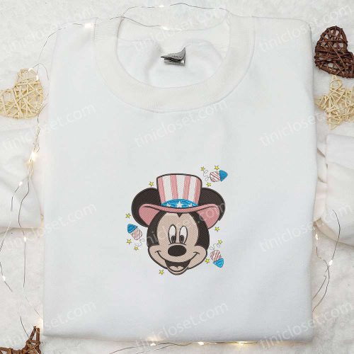 Mickey Independence Day Shirt & Disney Characters Hoodie: Perfect 4th of July Gift Idea