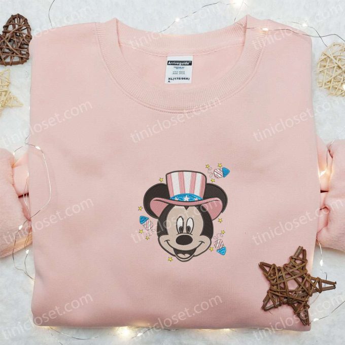 Mickey Independence Day Shirt & Disney Characters Hoodie: Perfect 4th of July Gift Idea