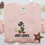 Mickey x Nike Swoosh Embroidered Shirt & Disney Characters Hoodie – Perfect Saint Patrick’s Day Gift!