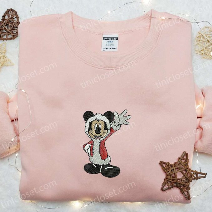 Disney Mickey Mouse Christmas Hoodie & T-Shirt: Best Embroidered Gift Ideas