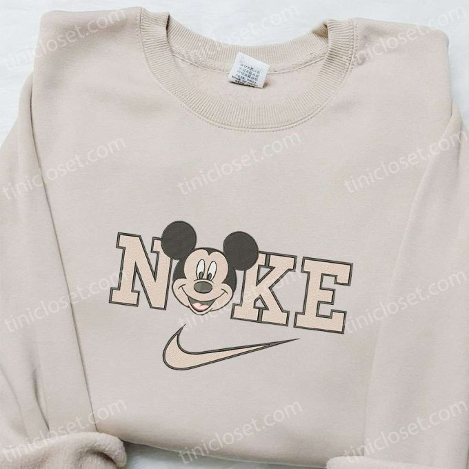 Mickey Mouse x Nike Cartoon Embroidered Hoodie & Shirt: Best Birthday Gift Ideas