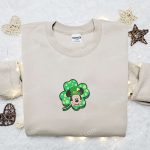 Mickey Mouse Saint Patrick’s Day Embroidered Shirt & Disney Characters Hoodie: Perfect Saint Patrick’s Day Gift Idea!