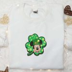 Mickey Mouse Saint Patrick’s Day Embroidered Shirt & Disney Characters Hoodie: Perfect Saint Patrick’s Day Gift Idea!