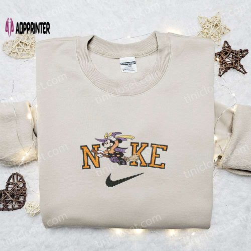 Minnie Mouse Star Halloween x Nike Embroidered Sweatshirt Disney Characters Shirt Best Halloween Gift Ideas