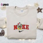 Mickey Mouse x Nike Christmas Sweatshirt: Disney Characters Movie & Merry Christmas Embroidered Shirt – Perfect Christmas Day Gift!