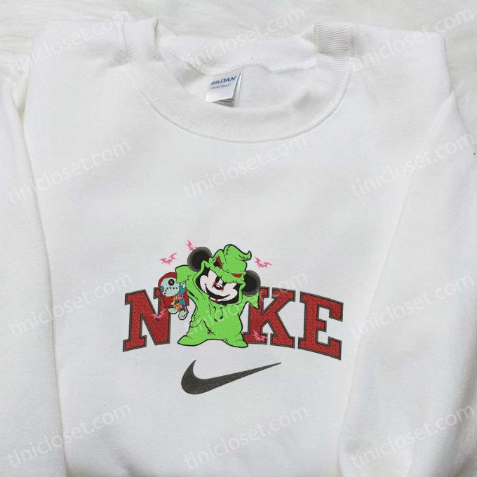 Mickey Oogie Boogie Halloween x Nike Embroidered Sweatshirt: Best Horror Movie Gift Idea