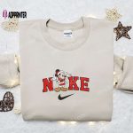 Mickey Santa Claus Disney x Nike Embroidered Sweatshirt: Merry Christmas Shirt Best Gift Idea