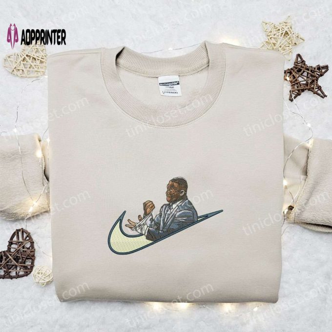 Mike Tyson x Nike Embroidered Shirt Hoodie & T-Shirt – Celebrity Sports Collection