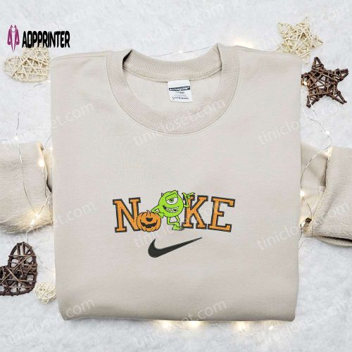 Minnie Mouse Trick or Treat Halloween x Nike Embroidered Sweatshirt – Best Disney Characters Shirt for Halloween