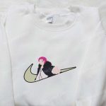 Mikoto Suoh x Swoosh Anime Sweatshirt: Nike Inspired Embroidered Hoodie Best Birthday Gift for Family