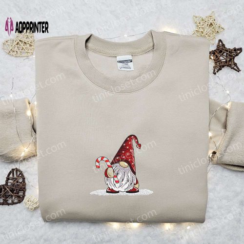 Merry Weedmas Embroidered Hoodie: Funny Christmas Shirt Best Gift Idea