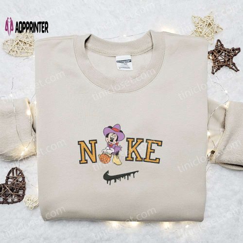 Cartoon Merry Christmas Embroidered Shirt: Hei Hei Chicken x Nike Sweatshirt – Perfect Christmas Gift