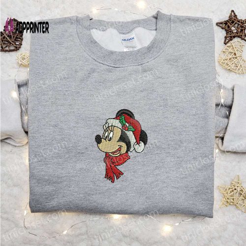 Minnie Mouse Christmas Shirt & Disney Characters Hoodie: Best Family Gifts