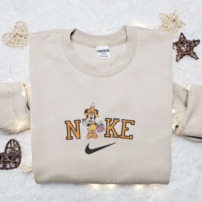 Minnie Mouse Trick or Treat x Nike Embroidered Sweatshirt – Best Halloween Gift Ideas