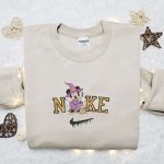 Minnie Mouse Witch Halloween x Nike Sweatshirt – Disney Characters Embroidered Shirt Best Halloween Gift Ideas