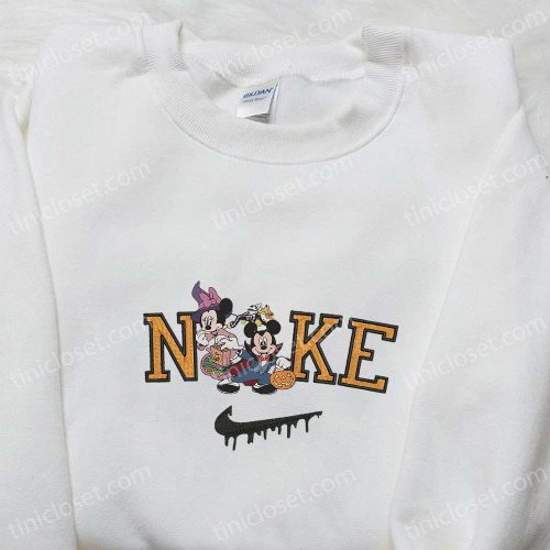 Minnie Witch & Mickey Dracula x Nike Embroidered Sweatshirt: Spooky Halloween Gift Ideas