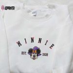 Minnie Witch Est 1928 Embroidered Shirt & Disney Halloween Hoodie: Adorable & Spooky Styles